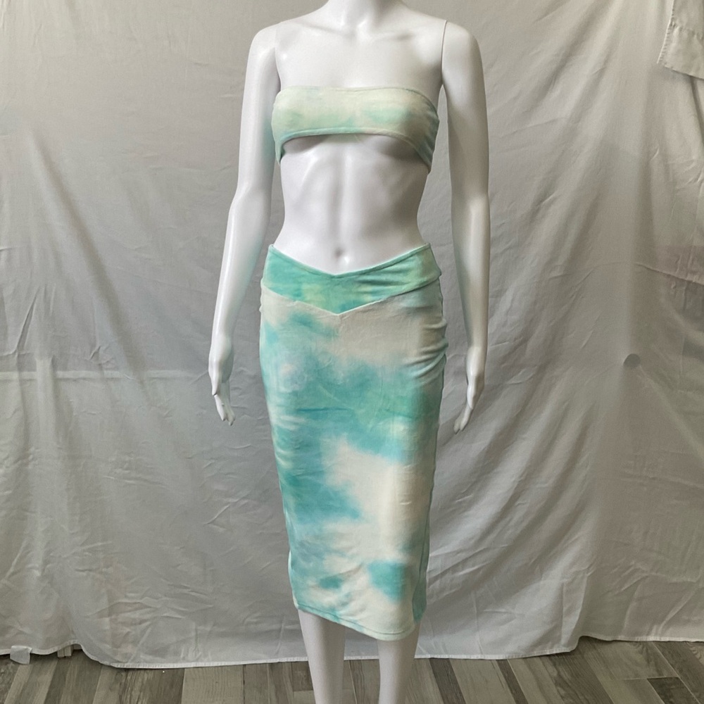 Two piece velour skirt set Y2K from Dolls Kill